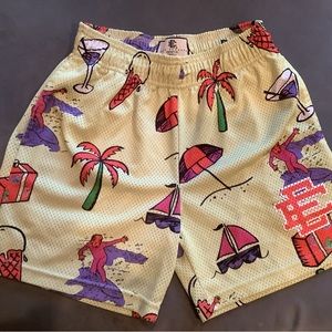 Eric Emanuel surf yellow shorts